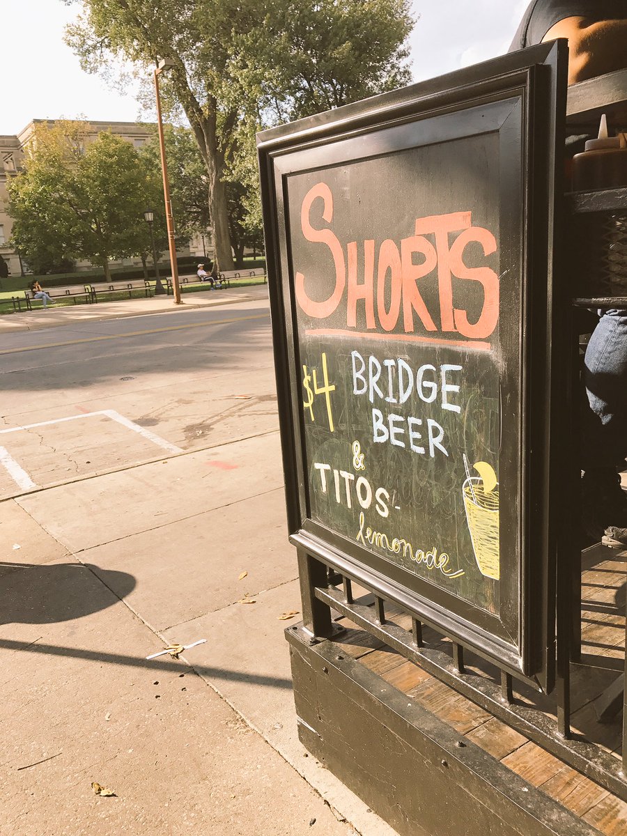 Short's Burger&Shine (@shortsburger) on Twitter photo Come watch the <a href="/HawkeyeFootball/">Hawkeye Football</a> team get a W over #4 <a href="/PennStateFball/">Penn State Football</a> with a $4 Bridge Beer and a Titos Lemonde! #CollegeGameDay #HawkNation Come watch the <a href="/HawkeyeFootball/">Hawkeye Football</a> team get a W over #4 <a href="/PennStateFball/">Penn State Football</a> with a $4 Bridge Beer and a Titos Lemonde! #CollegeGameDay #HawkNation