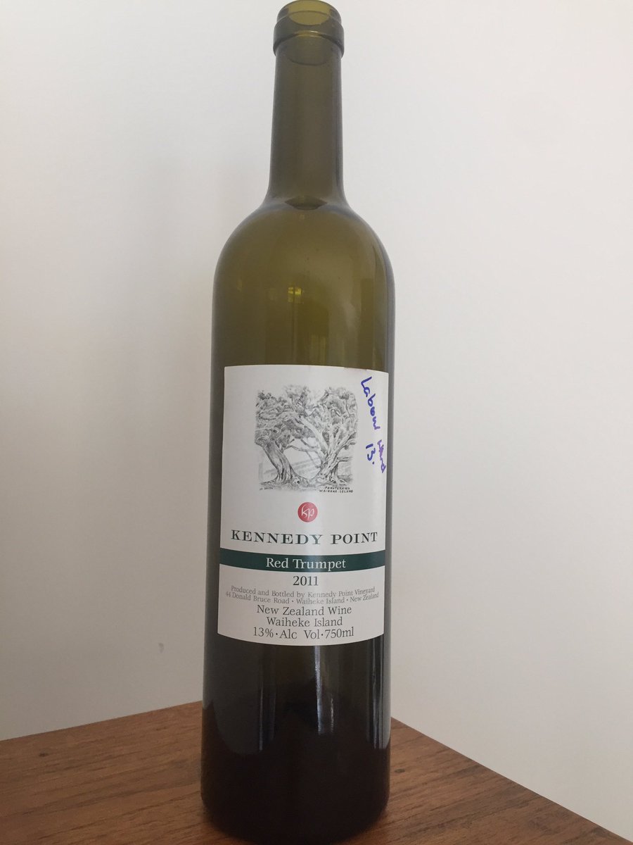Row_thomp's tweet photo. Enjoying a 2011 #kennedypoint Red Trumpet #waiheke island #nzwine https://t.co/1kKz6yEz8g
