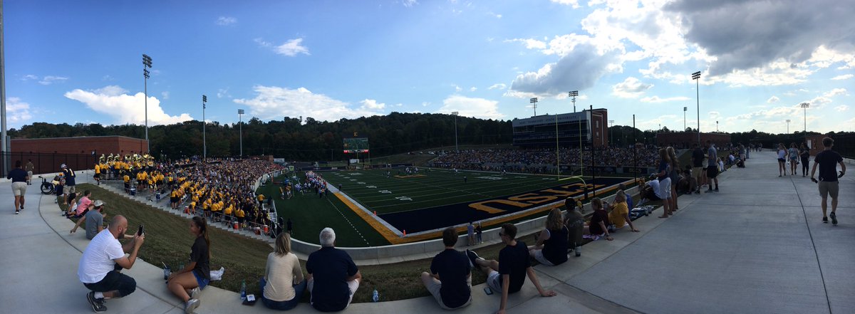 8,022 in the house for <a href="/ETSUFootball/">ETSU Football</a>. Had to break into the standing room tickets *again*. Even in 90° weather. Our fans are #ETSUTough!😎🏈