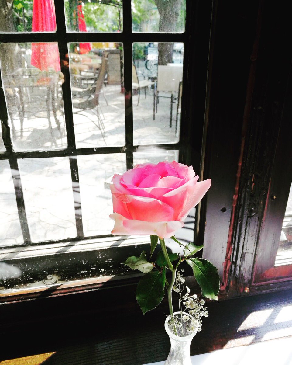 What a lovely weather! Come join us at #Carmens Steakhouse# #greatsteak#finedining#summer#patio#rose#romanticdinner