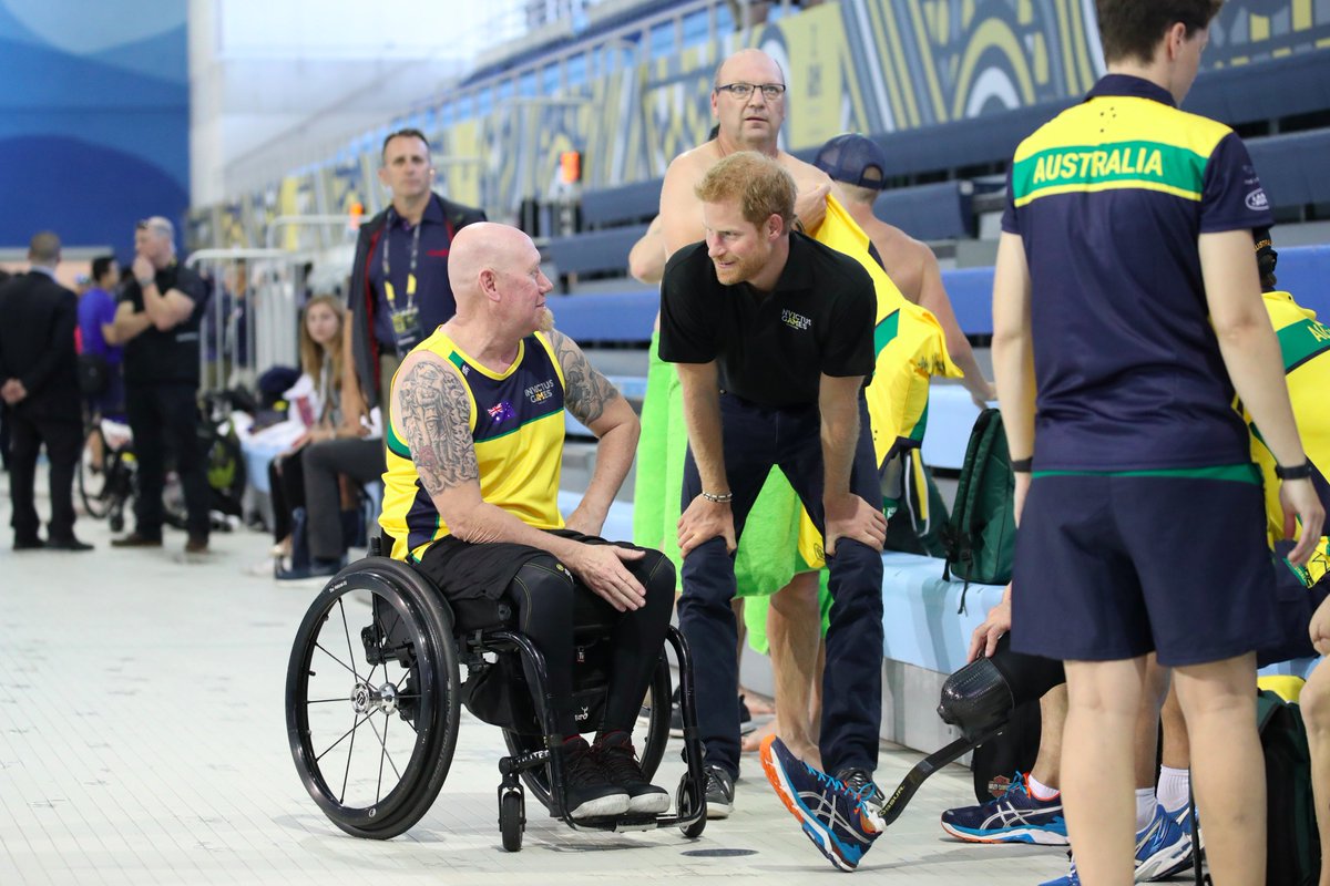 RoyalFamily's tweet photo. Prince Harry is in Toronto for the 2017 Invictus Games. https://t.co/QqSRETckFA