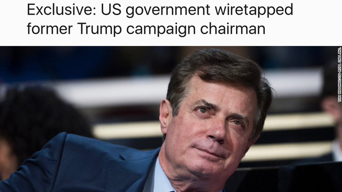 Manafort's Russian ties go Faaaaar back https://www.washingtonpost.com/amphtml/news/politics/wp/2017/03/22/timeline-paul-manaforts-long-murky-history-of-political-interventions/So much so that he's been wiretapped since 2014. https://www.washingtonpost.com/amphtml/news/politics/wp/2017/03/22/timeline-paul-manaforts-long-murky-history-of-political-interventions/