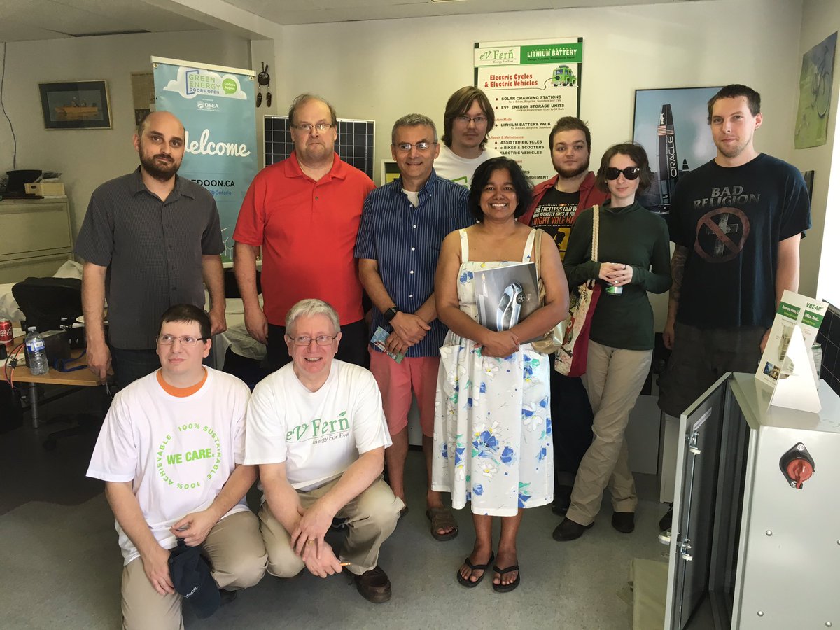 DurhamGEDO's tweet photo. Some visitors at EV Fern Energy Storage showroom. Ev Fern designs &amp; builds batteries with high density energy storage #GEDO17 @Ev_Fern_ltd https://t.co/HvIYS8G0XX