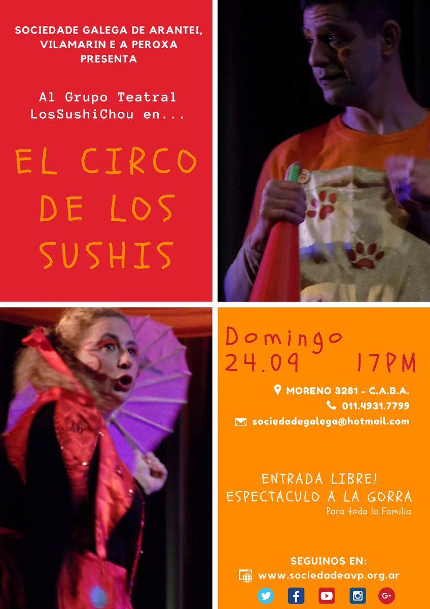 SociedadeAVP's tweet photo. No te olvides! Mañana! Entrada libre! https://t.co/4MGKObJpw3