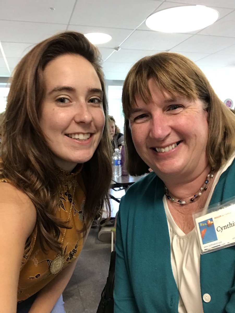 Yes I also got to meet #rules author @Cynthia_Lord... My kids will freak out #booknerd....  Obsessed with <a href="/nErDcampNNE/">nErDcampNNE</a> <a href="/BFNortonRI/">BF Norton Elementary</a>