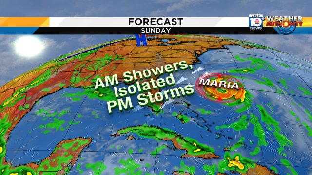 Rain will be prowling around for your Sunday. Not a washout, but scattered showers around. Steamy again, lower 90s https://t.co/Whn2FXduYp