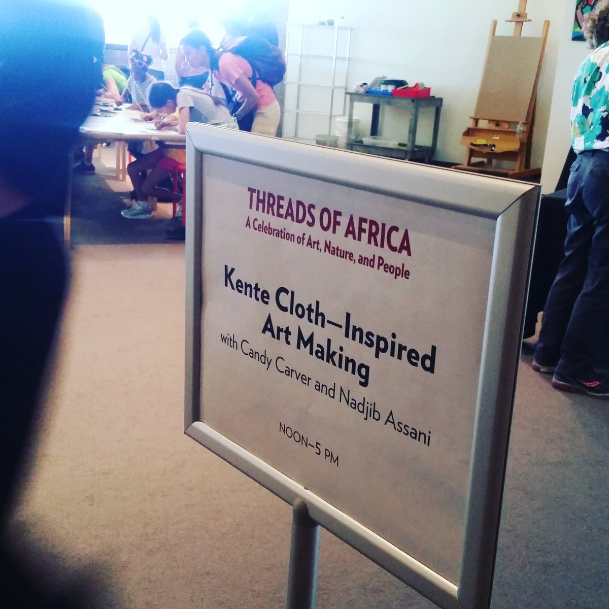 candy1carver's tweet photo. Fun times at @ncartmuseum #africanthreads https://t.co/jWEAF3h9kX