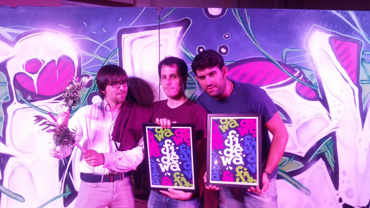 hilariocine's tweet photo. @Caniville se lleva Mejor Guión y Mejor Contenido Online en el @Fidewa_WebFest !! Gracias!! 🙌🙌🙌 https://t.co/Lk2NlEnnCP