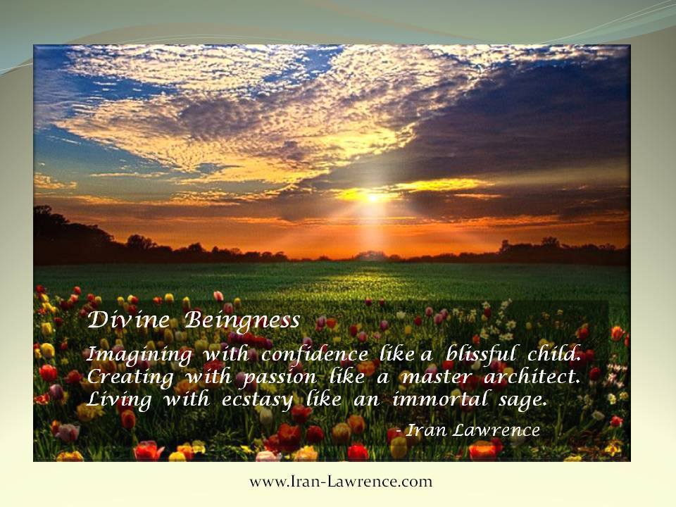 IranLawrence's tweet photo. #Divine #Beingness: Imagining with #confidence like a #blissful child. Creating... https://t.co/mITPBs55bp