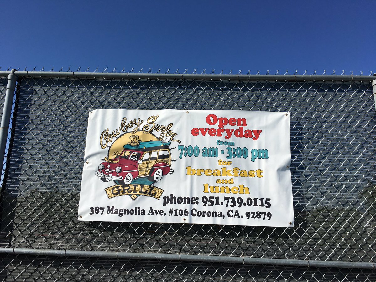 DavidGanahl's tweet photo. Head over to Cowboy Surfer Grill for great food. Get your sponsor banner while space is still available. @cehshuskies @SurferGrill https://t.co/WaOvCNEafo