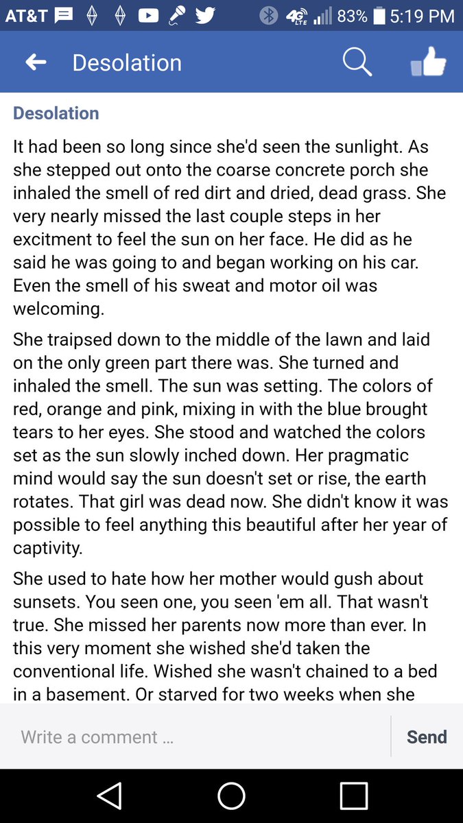 shinybutterbean's tweet image. #Desolation I can never get all I want out in the 140 limit, so I copied this from Facebook. #writingsamples #selfpromo #selfpublished