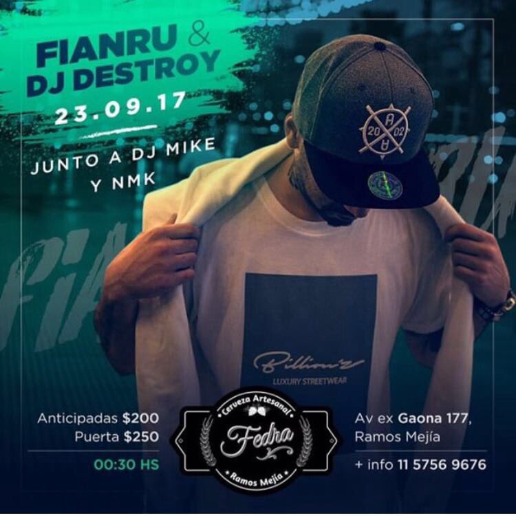 DJDestroyArms's tweet photo. Esta noche en Ramos Mejía!!
#fianru #djdestroy 🍻 https://t.co/qWEm3Fp5Q6