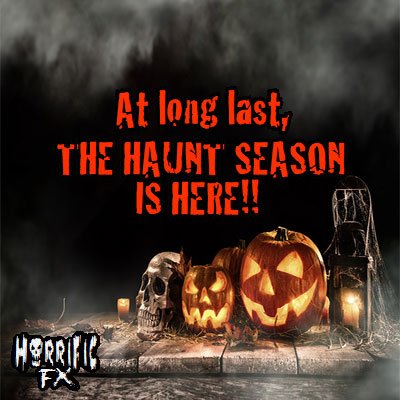 HorrificFX's tweet image. After what felt like an eternity the haunt season has finally come back!!