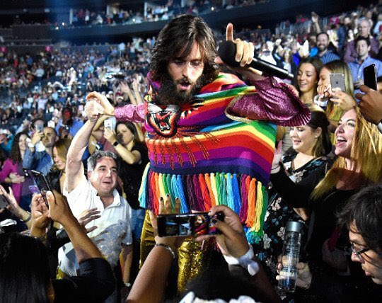 30SECONDSTOMARS's tweet photo. Thx for joining us at #iHeartFestival last night!! What was your favorite part of the set? https://t.co/iiX7mIVQFe