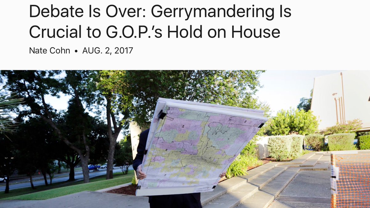 Don't forget the huge issue of the GOP redrawing lines for congress districts to win more seats over the past 20 yrs https://www.nytimes.com/2017/08/02/upshot/its-time-to-end-the-old-debate-over-gerrymandering.html