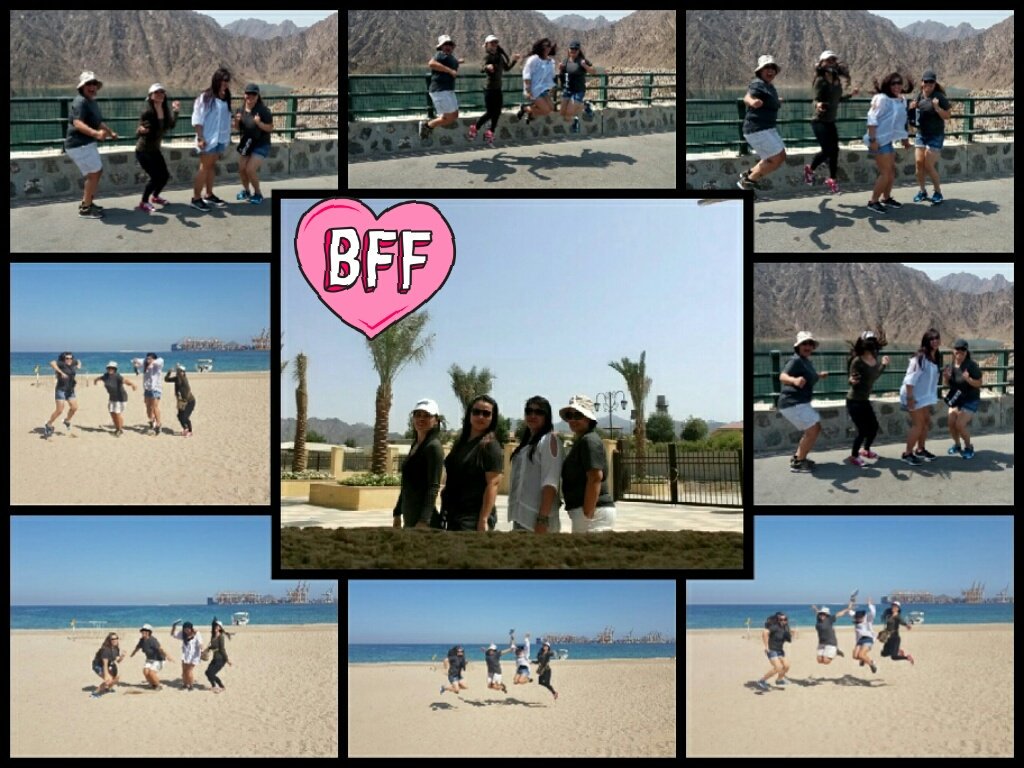 irenequiroz27's tweet photo. When your trying to perfect the jump shot with friends while having a road trip. #glt #hattamountain #fujairah #Dubai #friends #roadTrip ππ https://t.co/HihksrMYnA