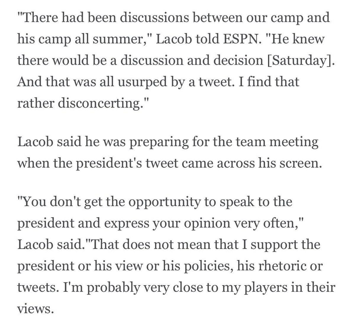 warriorsworld's tweet photo. Joe Lacob on the Situation with the Orange Man in DC via @ramonashelburne https://t.co/LCvv14tZm0