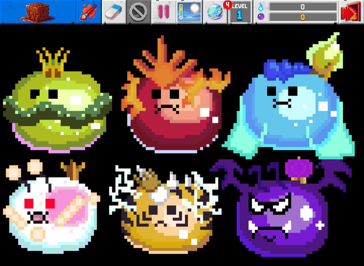 TheSandboxGame's tweet photo. Slimy Gods #pixelart ๐จ #MadeWithTheSandbox by Claudette letman!๐๐ฅ CRAFT NOW! ๐โ๏ธ #indiegame #theSandboxEvolution #digitalart #fanart https://t.co/qA1HLB7Frl