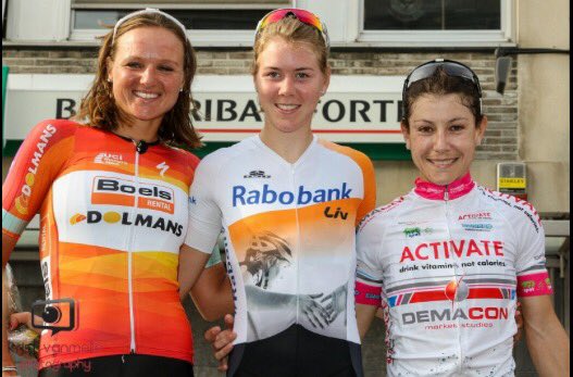 Looking back on this photo from 2015, now Chantal Blaak, 2017 Road World Champ &amp; Thalita de Jong, 2016 World Cyclocross Champ #Belgiumracing