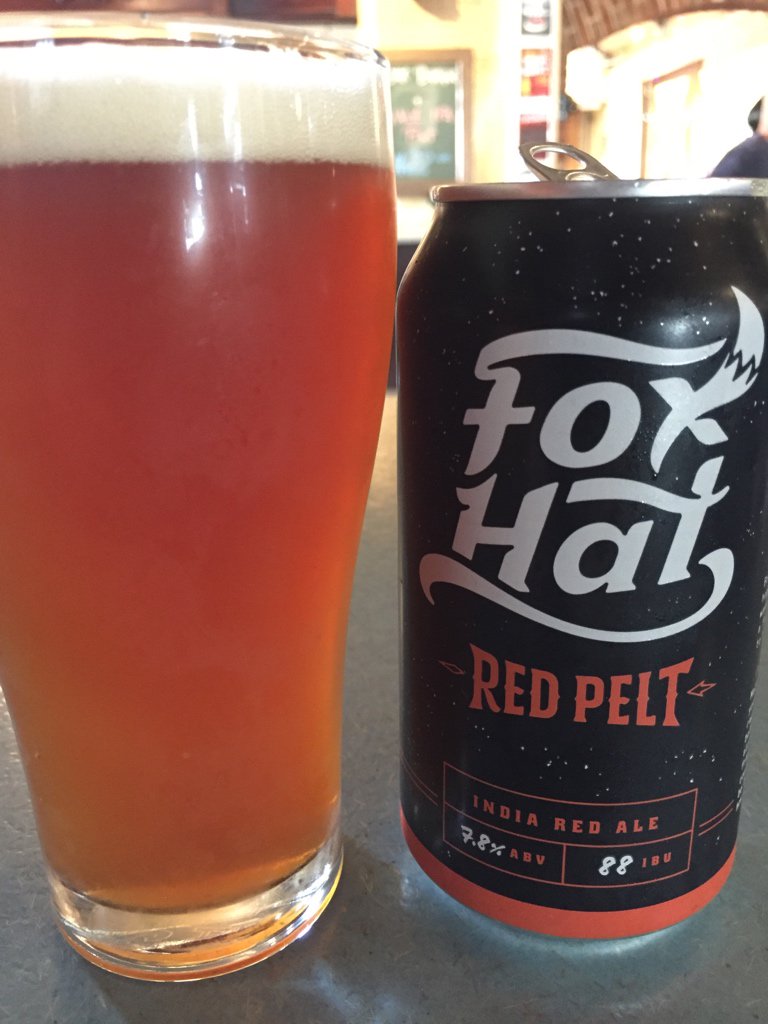 macturkey101's tweet photo. And now, the always delicious @FoxHatBrewing Red Pelt, India Red Ale…
#Craftbeer 
#Adelaide https://t.co/MgPFAyuSyc