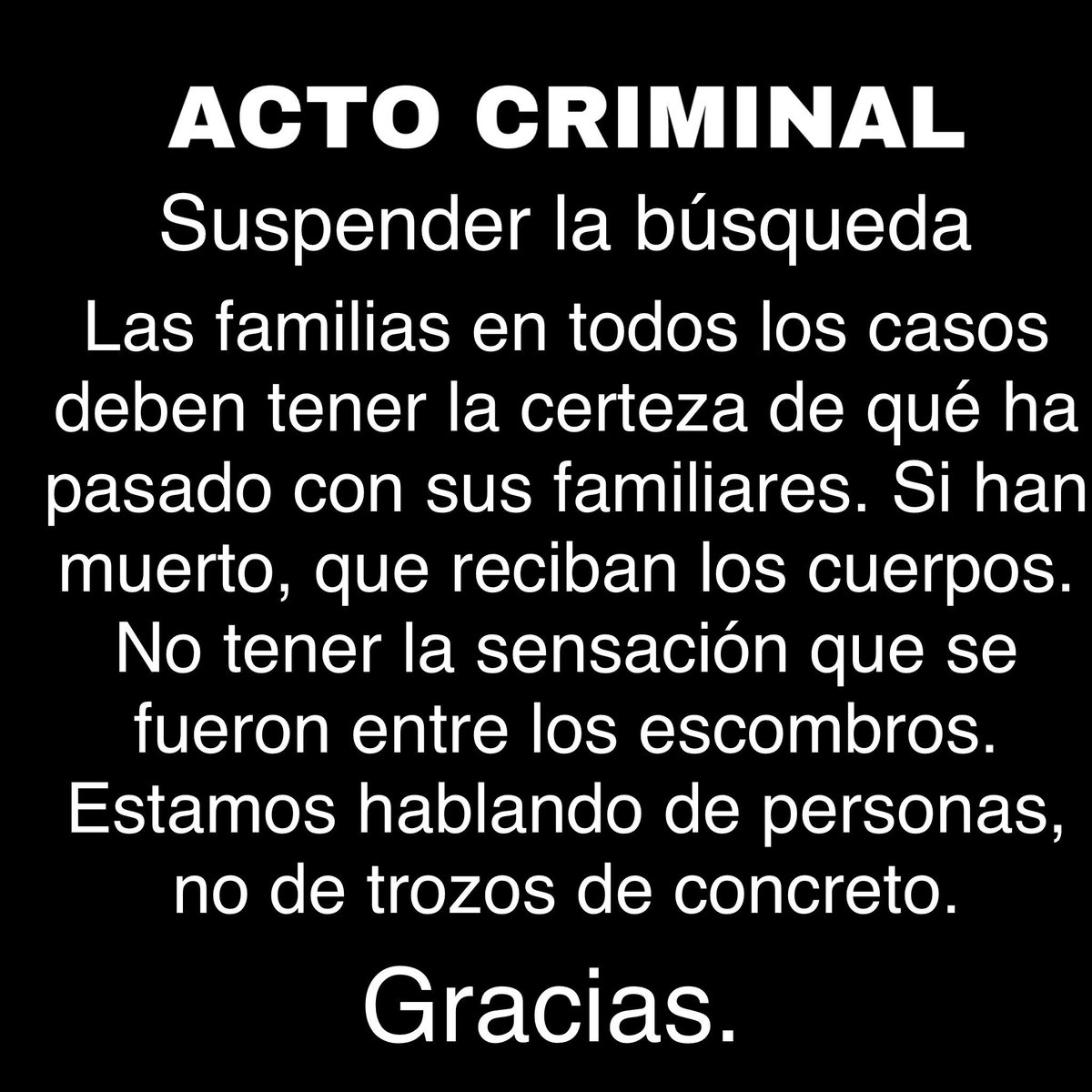eco103online's tweet photo. Buscar vida hasta el final. #Gracias a los #rescatistas. Las #autoridades deben tener sensatez. Nada de sorpresas #CDMX #TerremotoMexico https://t.co/b3nSOZOtT1