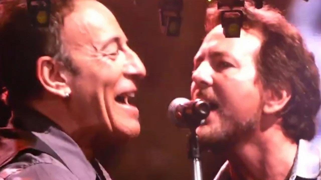 Eddie Vedder Singing Happy Birthday To Bruce Springsteen Is Adorable  