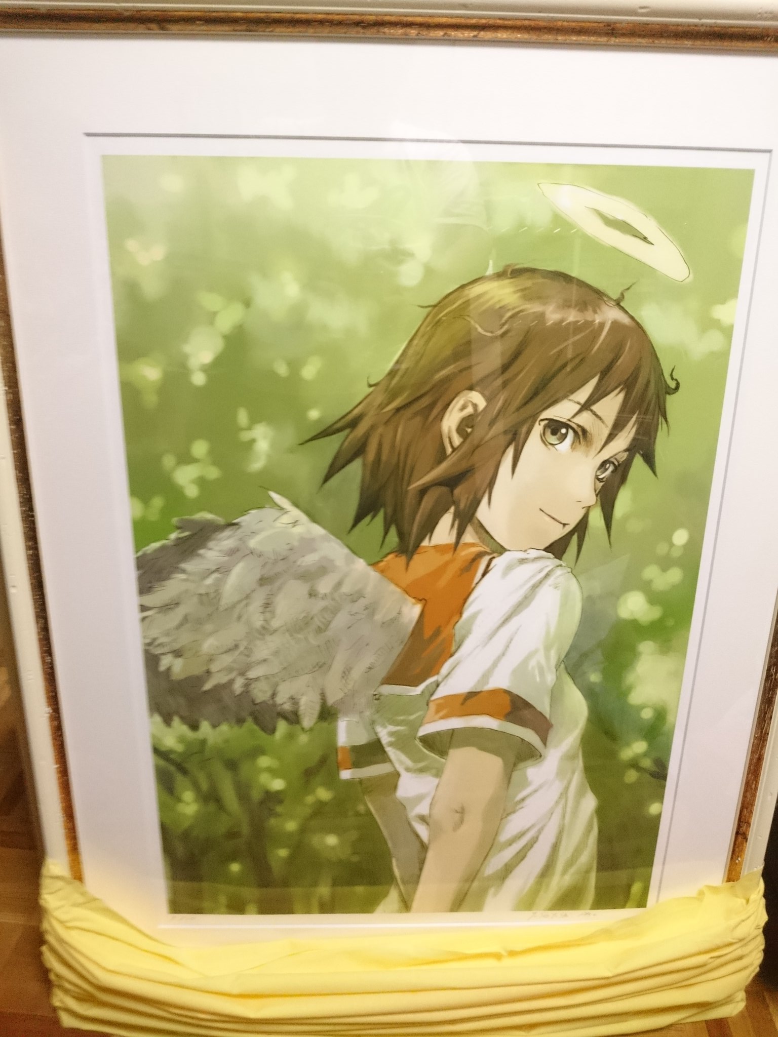 安倍吉俊 個展 原画展【灰羽連盟とその周辺 レキ】直筆サイン入り複製原画