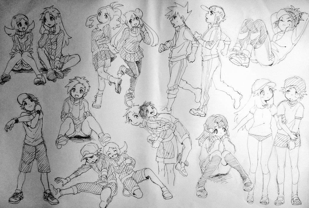 5月～9月のカレンダー裏の落書き 