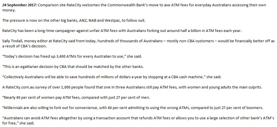 9finance On Twitter Comparison Site Ratecity Welcomes The