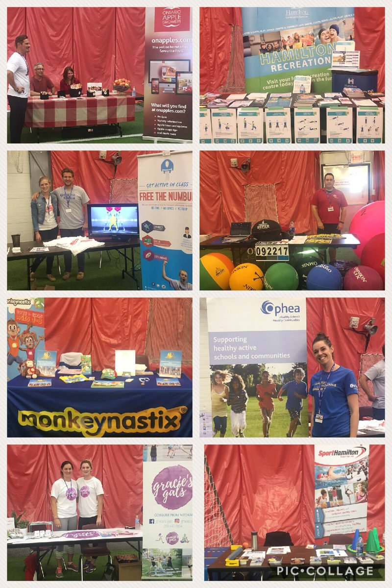 oplshamilton's tweet photo. Some of the organizations who came out and set up a Marketplace Exhibit at #OPLS2017 
Thank you to all who came! 
.
.
#PhysicalLiteracy https://t.co/Yzr9eXydHm