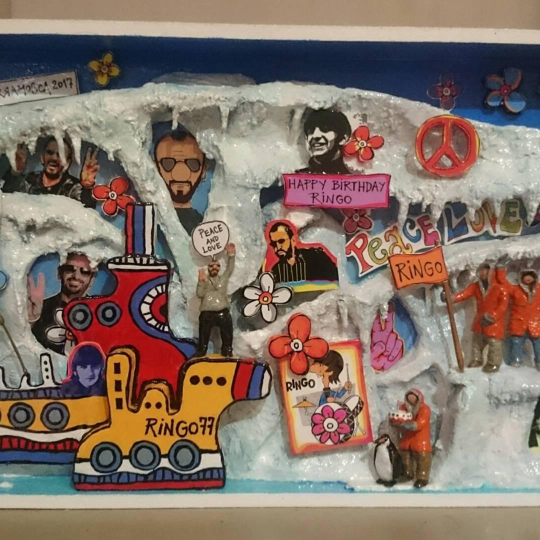 ferramosca's tweet photo. Un regalo para Ringo en su cumpleaños 77 @TheCavernBA @LondONtheinside @thebeatles @quintoBeatle_es #ferramosca https://t.co/fmOBzxg55u
