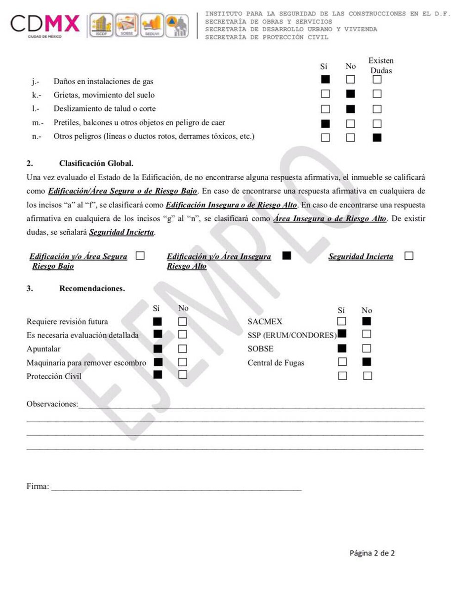 ManceraMiguelMX's tweet image. Este es el único documento válido para certificar la habitabilidad del inmueble afectado por los sismos #mm