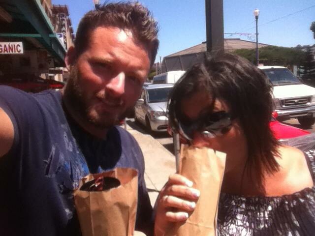Happy day of birth <a href="/ShaneSStewart/">Wino Rhino</a> 
Throwback to our 2012 SF road trip. Aka stitches &amp; border inspections &amp; paper bags  😂