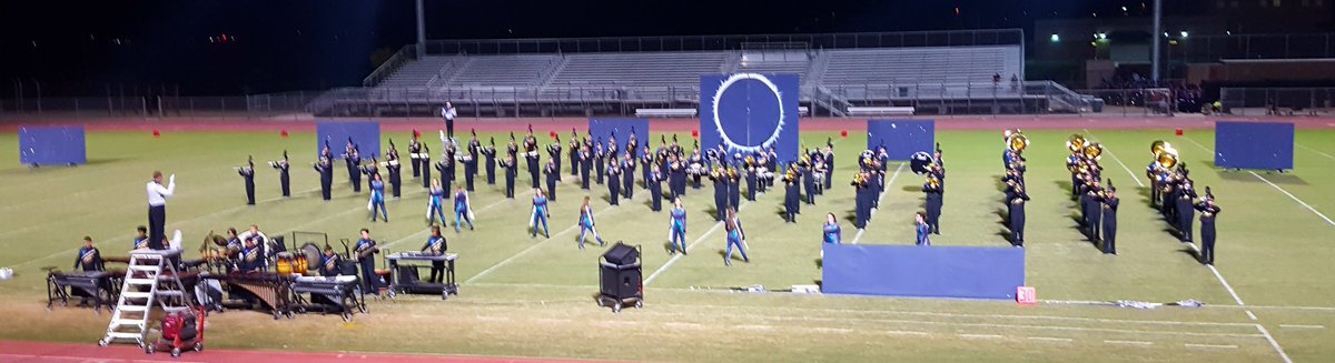 Wolfpack marching band, representing at the first competition of the #marching season! #chswolves @LRother_CHS @percussteve10 <a href="/chsmarchpack/">CHS Band</a>