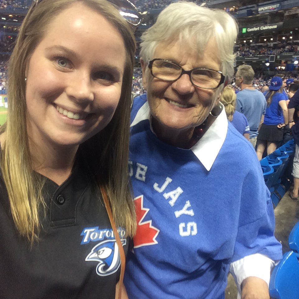 WoodMagg's tweet photo. @BlueJays @HondaCanada Forever love grandmas love for the jays! 💙 https://t.co/pfUbYVeedj