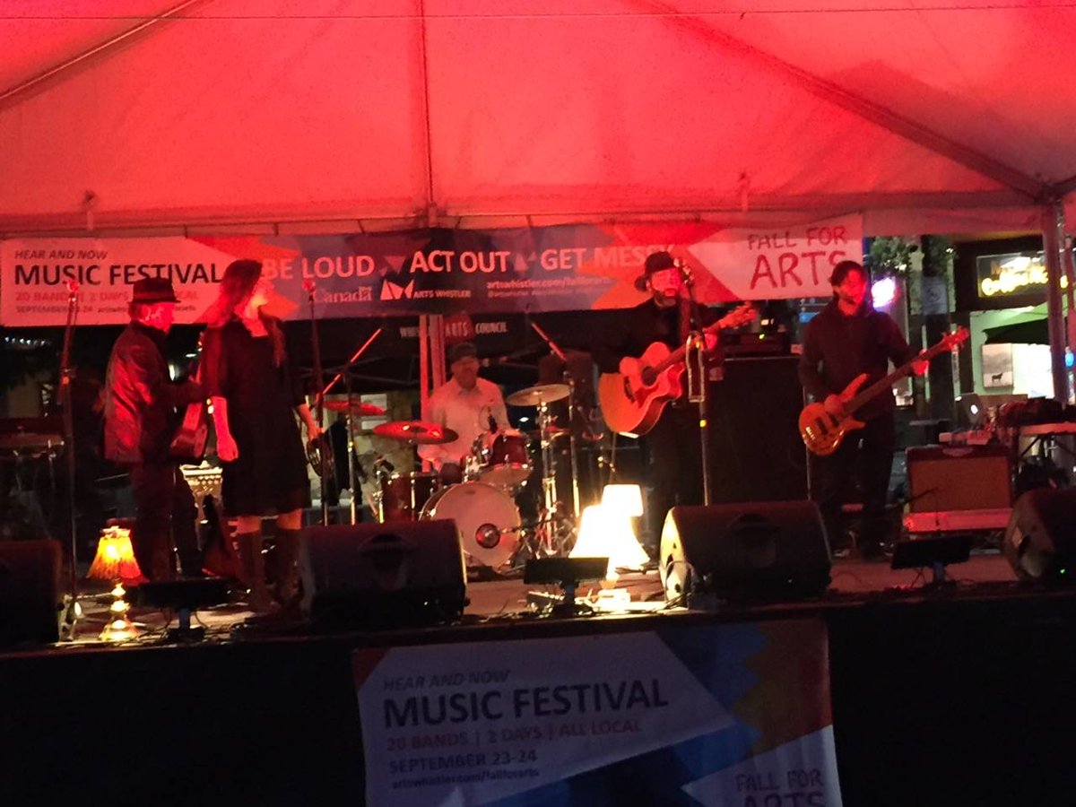 artswhistler's tweet photo. Marble Canyon closing out Day 1 of the Hear and Now Music Festival! 🎶 #artswhistler #fallforarts https://t.co/NfkD0Q0Opa