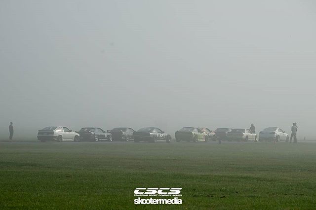 The Racing Gods had sent a morning fog.. #GoodMorningCSCS #TestMyDriftSoul #Commitment #DRiFTingCallsMyName #GetFoggyWithThatDRiFT #SickLine