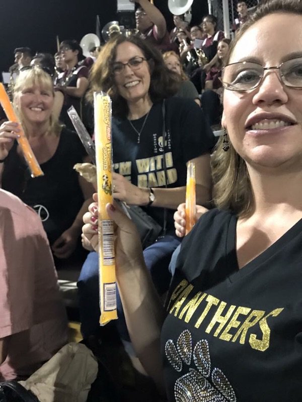 GNAthleBoosters's tweet photo. This is how @GBNPanthers fans cool down at a hot game!  Thanks from @GNAthleBoosters for a great homecoming weekend ! @GBNMusicBoost https://t.co/yPCZafAKk5