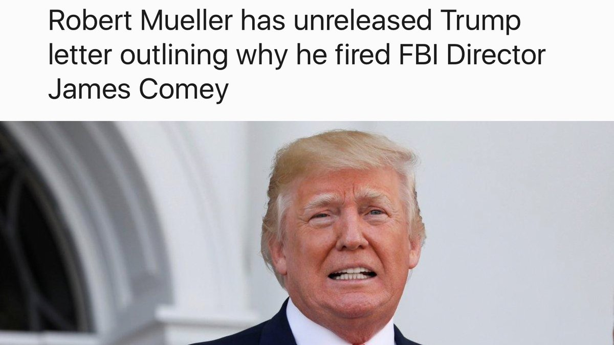 Briefly we'll find out in September that Mueller has a copy of a note Trump wrote about why he really fired Comey http://www.nydailynews.com/amp/news/politics/unreleased-trump-letter-fired-james-comey-article-1.3461586