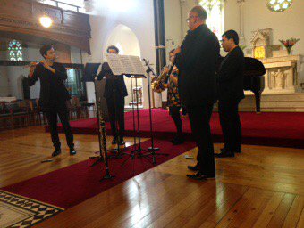 After lunch in The Chapel with the fabulous &amp; energetic Arcadia Winds <a href="/TheConvent/">Abbotsford Convent</a> <a href="/MusicintheRound/">Music in the Round</a>