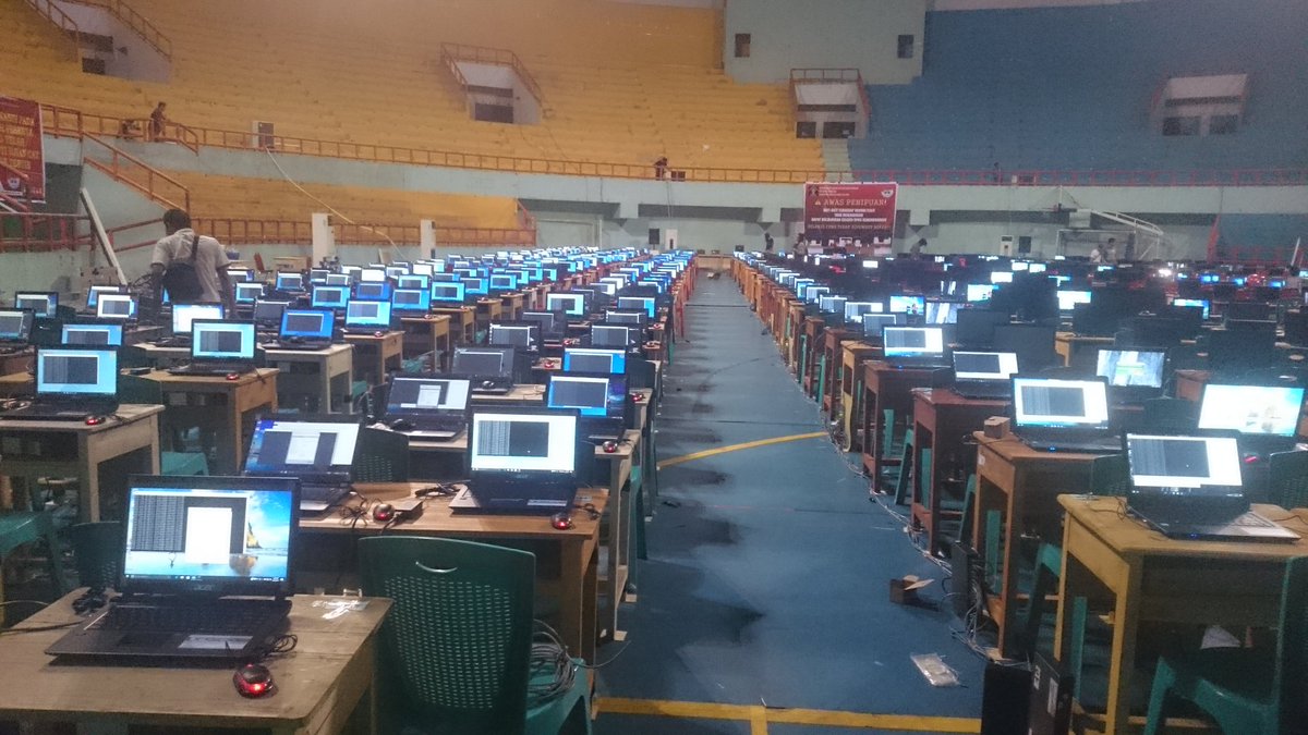 kemenkumsulsel's tweet photo. Persiapan Seleksi Kompetensi Dasar Kualifikasi SLTA Sederajat di GOR Sudiang @Kemenkumham_RI https://t.co/HU1p1qVB3M