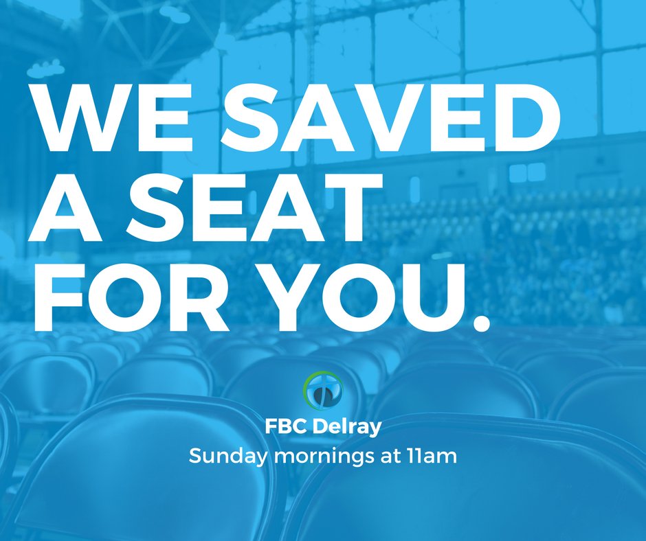 FBCDelray1's tweet photo. Join us for service today at 11am! It is a great time of worship and the Word. Don't miss it! #fbcdelray https://t.co/4UbEuxlTdH
