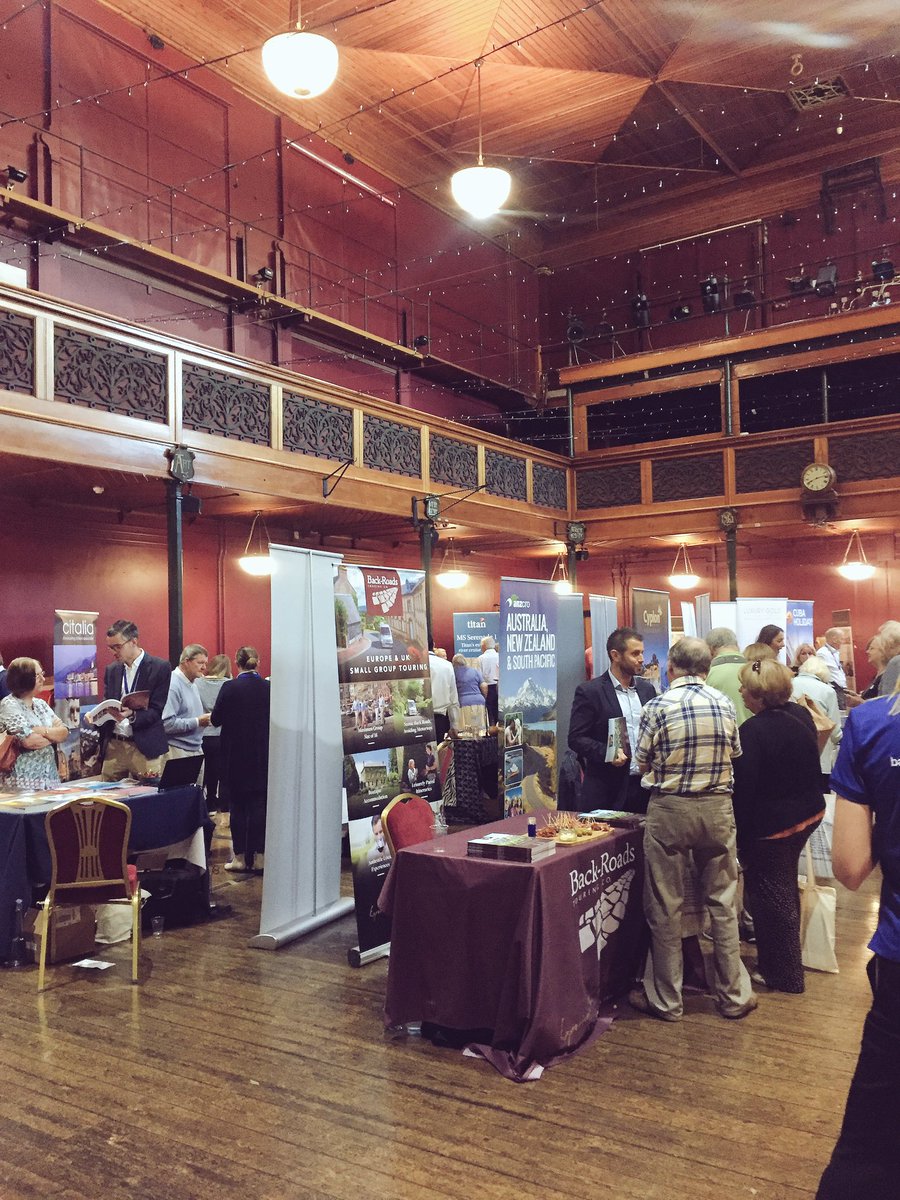 Lots of holiday chit chat at our #HolidayInspirationsShow come and see us, we're here until 4pm <a href="/Salomons_Venue/">Salomons Estate</a> #btgteam