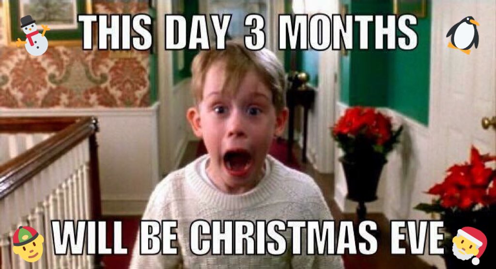 ⭐️⭐️⭐️⭐️⭐️⭐️⭐️⭐️⭐️
  ONLY 3 MONTHS TO
🎅CHRISTMAS EVE🎅
⭐️⭐️⭐️⭐️⭐️⭐️⭐️⭐️⭐️
#CountingDownToChristmas