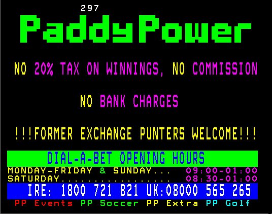 betangel's tweet image. On this day in 2008, Betfair introduced the first version of the premium charge and this was Paddy Powers response.