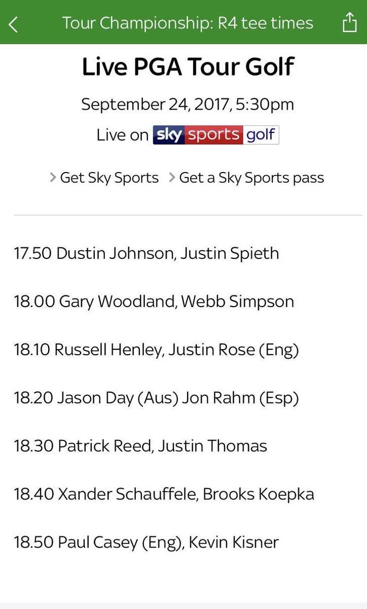 markhowes87's tweet photo. @SkySportsGolf @SkySports looking forward to watching Justin Spieth later on😂didn't we have Jordan Day last year🤔 #golf #FedExCup #skysports https://t.co/zzZfdnQZIa
