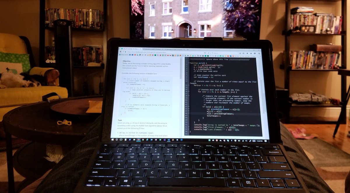 AndrewCoomes's tweet image. 142/365 Bubble sort

#codeyearchallenge #day142 #neverstop #webdev #javascript #hackerrank