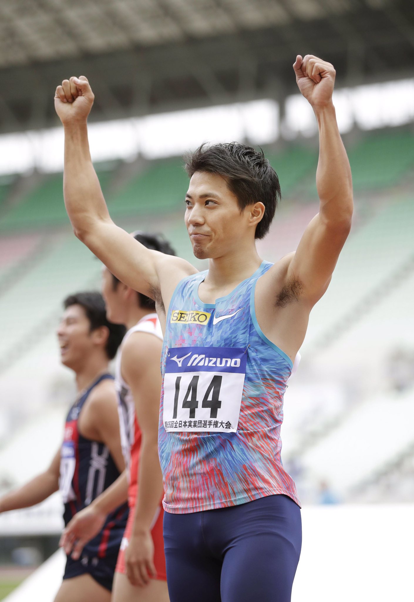 スポーツナビ・陸上編集部 on Twitter: "【#全日本実業団陸上】 男子100m決勝 山縣亮太 10秒00（+0.2 ...