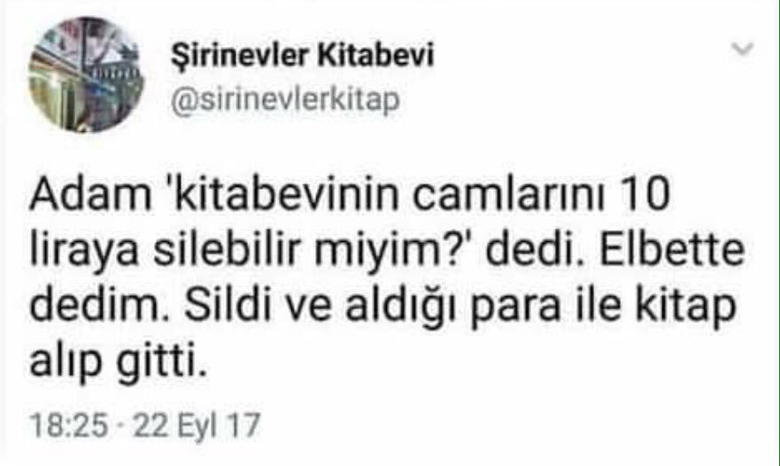 Bu olay Türkiye'de gerçekleşti👏
Ve..dünya bir dakikalığına güzelleşti👏
#Günaydın iyi pazarlar millet☘️
Teşekkürler @sirinevlerkitap evi🤗