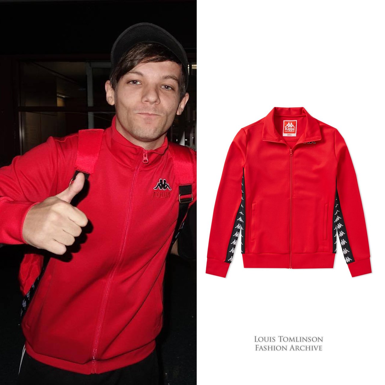 Louis Tomlinson Archive on Twitter: "09/23/17 | Louis wore a Gosha Rubchinskiy x Kappa Track Jacket ( $185) in Las https://t.co/qetN3mAYAx /